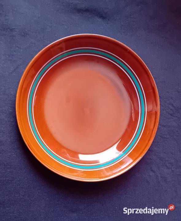 Talerz głęboki porcelit Pruszków PRL Koźminek