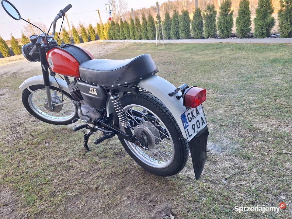 wsk 125 zarejestrowana MO6B3 1985r Kartuzy