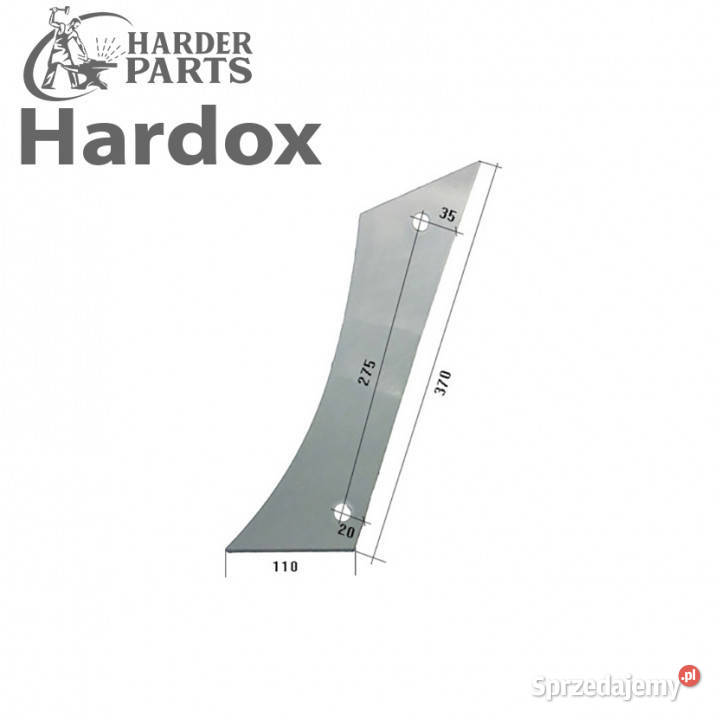 Pierś HARDOX 415308L EG części do pługa BRIX Suwałki sprzedam