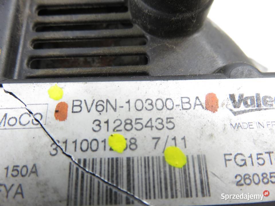 ALTERNATOR FORD S I WA6 16 EcoBoost JTWA