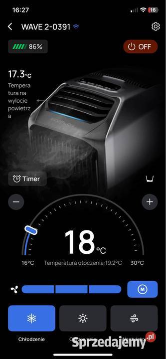 Klimatyzacja Ecoflow Wave 2 bateria zestaw Nowa Wieś Legnicka