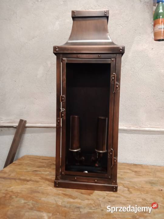 Lampa ogrodowa duża latarenka rękodzieło hand Oświetlenie Dzierżoniów