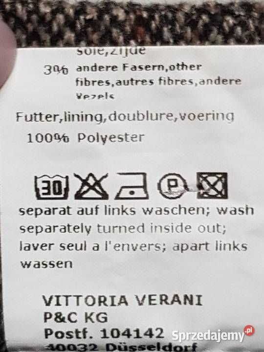 wełniana spódnica jesienna zimowa jodełka brązowy/beżowy Kielce sprzedam
