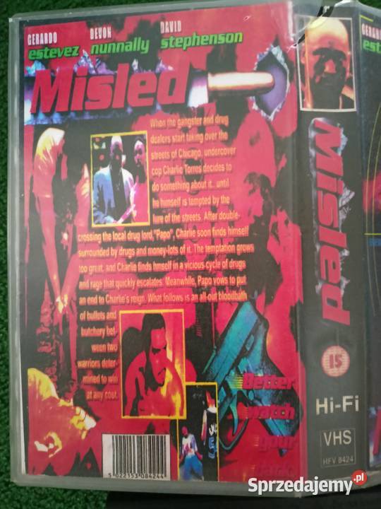 Kaseta VHS film Misled podkarpackie Rzeszów