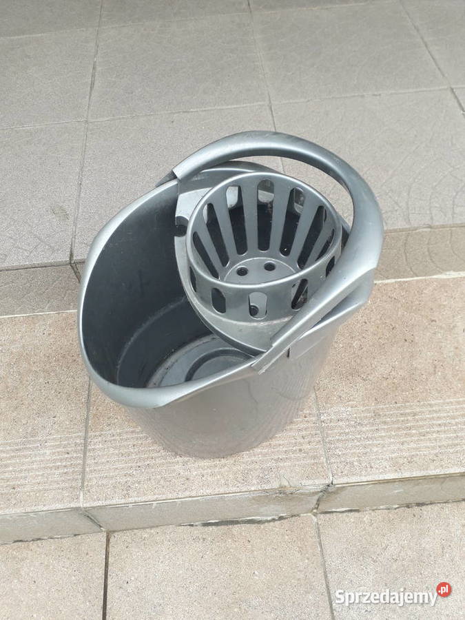 Wiaderko do mopa plastikowe szare ze zdejmowaną Kraków