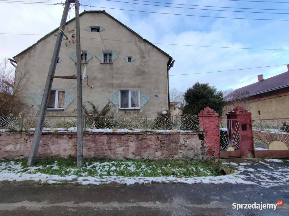 DOM WOLNOSTOJĄCY I POLE Z GRUNTAMI ORNYMI BEZ mieszkalny opolskie