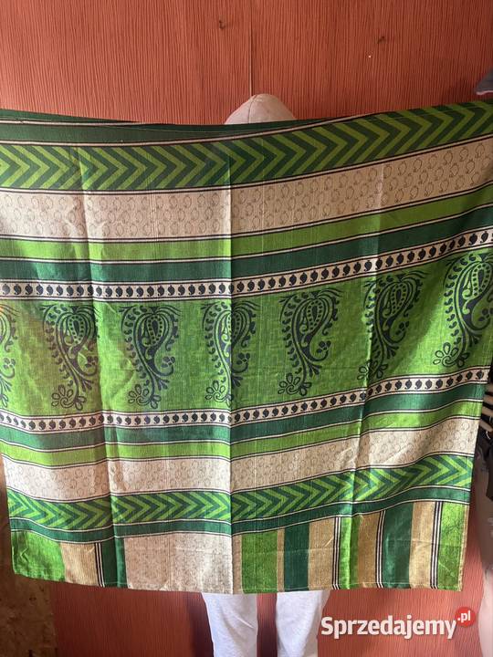 Sari vintage w kolorze zielonym Witkowo