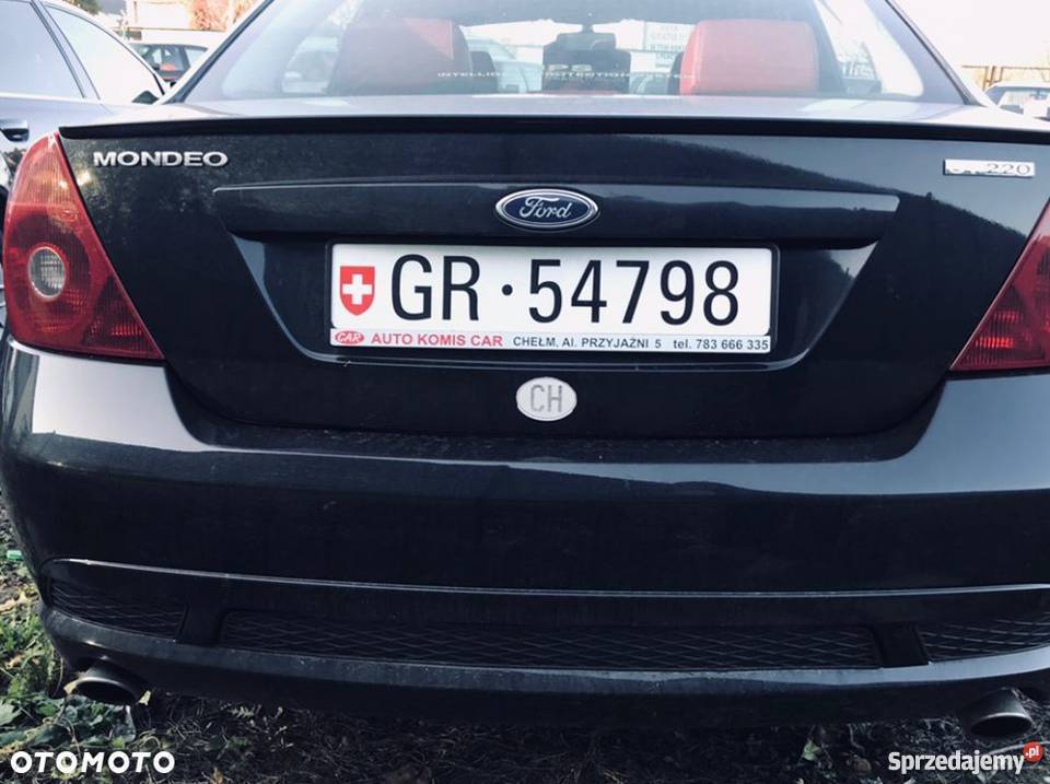 FORD MONDEO ST220 2002 produkcji 30 V6 226 Chełm