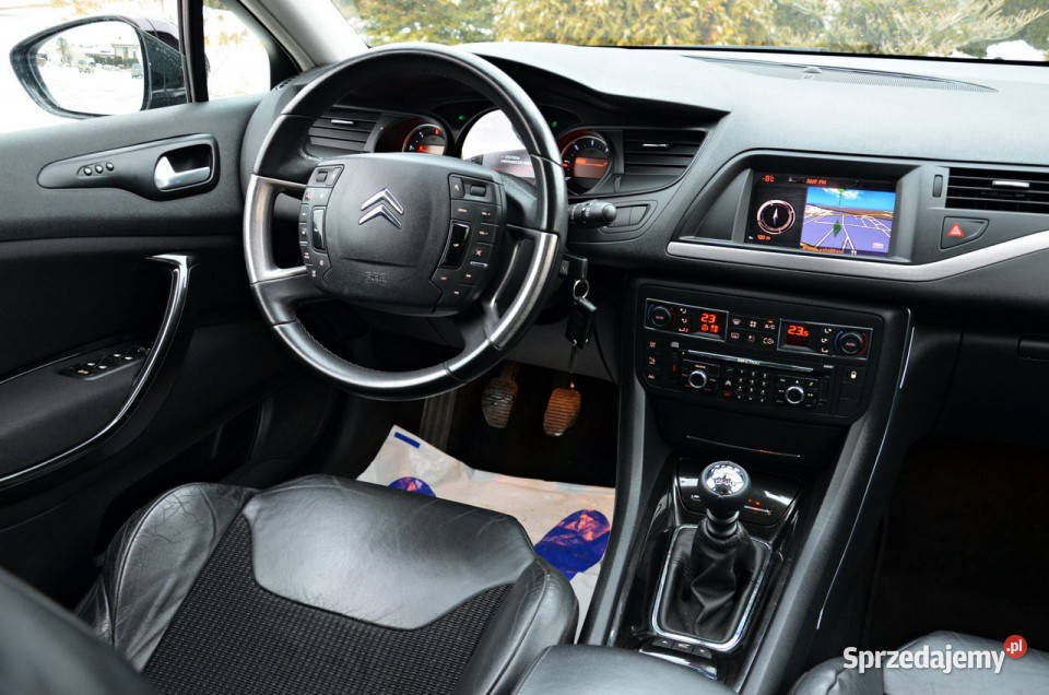 Citroen C5 20HDI 140 Skóra Xenon Masaże III 2008 centralny zamek Ostrów Mazowiecka