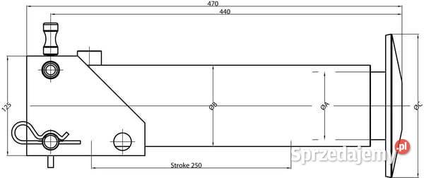 Stopa podporowa hydrauliczna 65250CS z małopolskie Kamionna