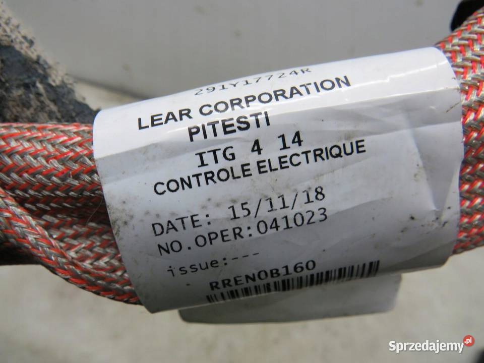 PRZEWÓD KABEL RENAULT ZOE 291Y17724R