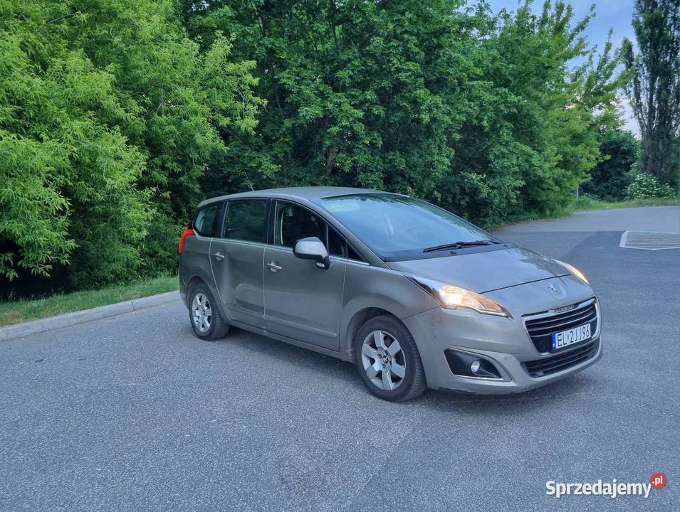 PEUGEOT 5008 HDI 2014 7 OSÓB PIERWSZY WŁAŚCICIEL Tuszyn sprzedam