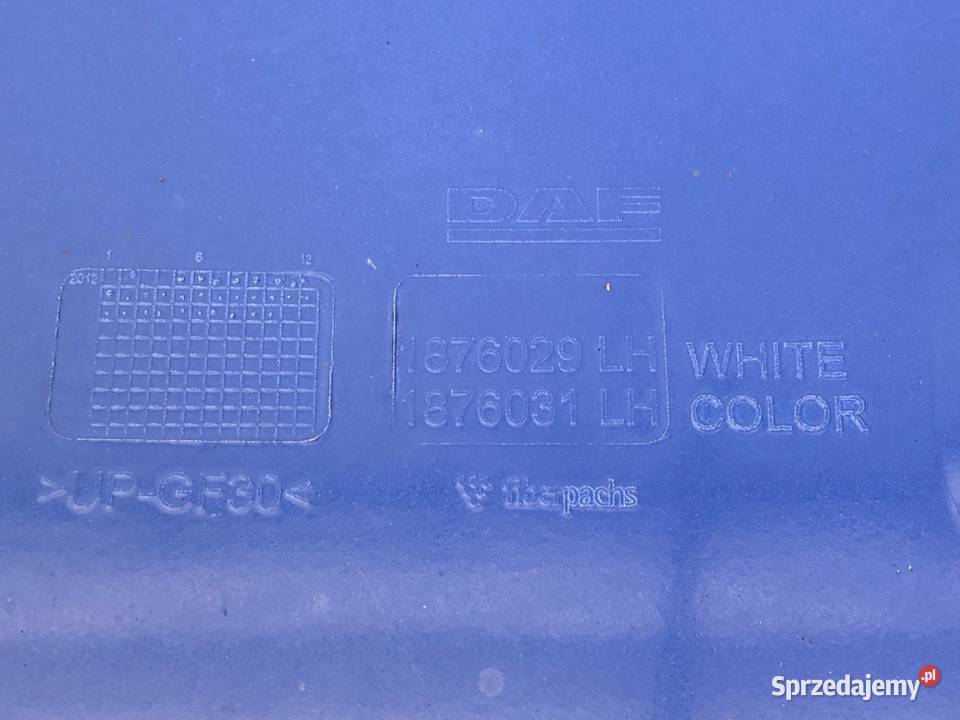 OWIEWKA GÓRNA KABINY LEWA DAF N 1876029