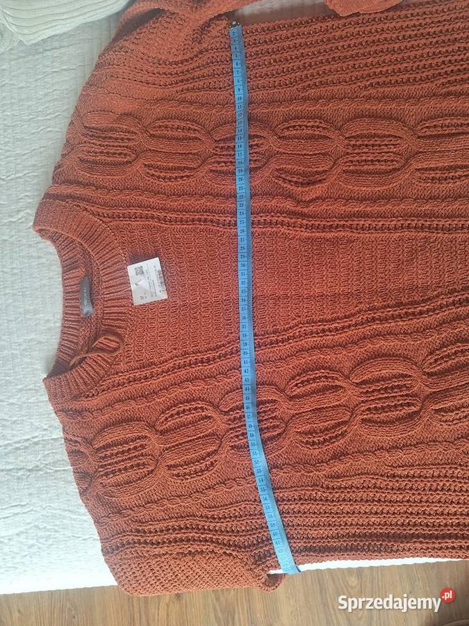 Sweter Yessica M kolor rudy brązowy/beżowy Łódź
