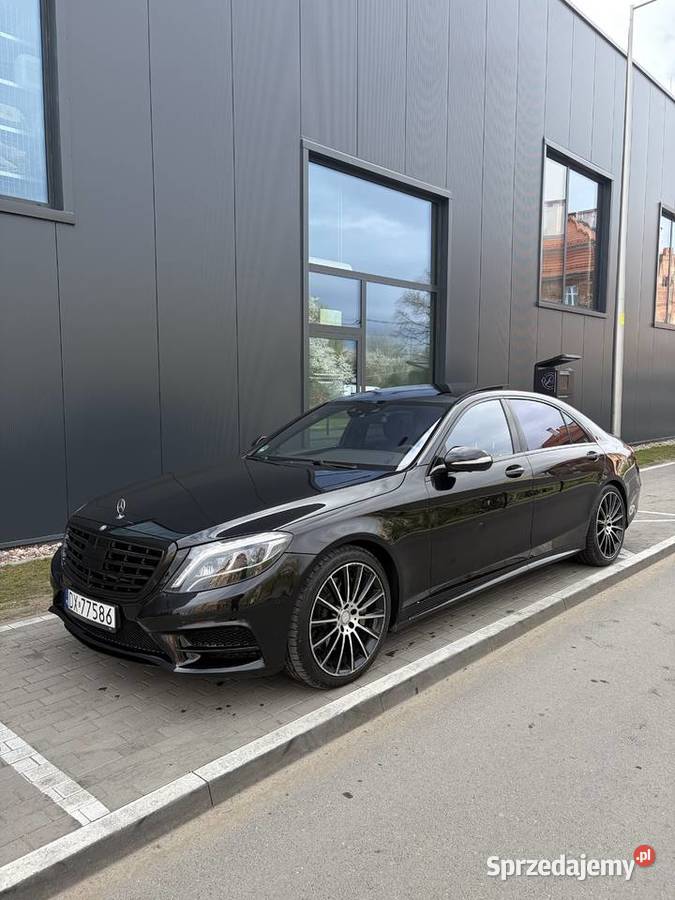 Mercedes S350D long pakiet AMG full wersja 4 nieuszkodzony Wrocław