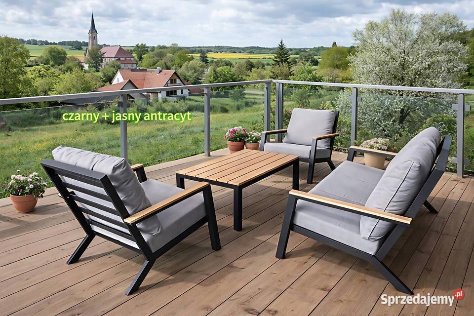Meble ogrodowe tarasowe aluminiowe Warszawa
