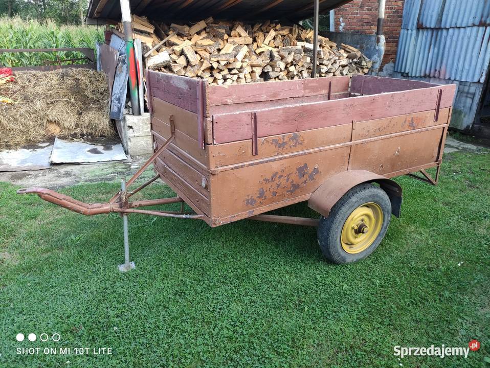 Przyczepka do ciągnikaauta lekka samoróbka Przyczepy rolnicze śląskie Racibórz