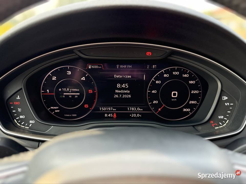Audi A4 B9 20TDI 150 nowy rozrząd Virtual elektrycznie ustawiane fotele Żmigród