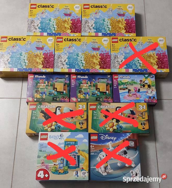 Różne zestawy LEGO Klocki zachodniopomorskie Koszalin