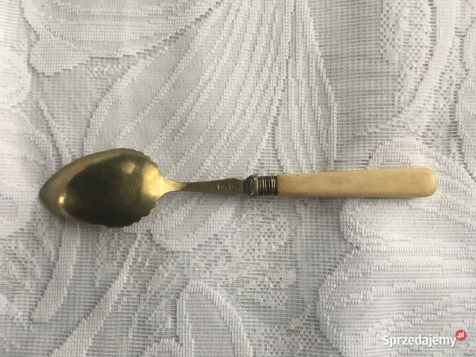 Ozdobna łyżka z mosiądzu Kraków sprzedam