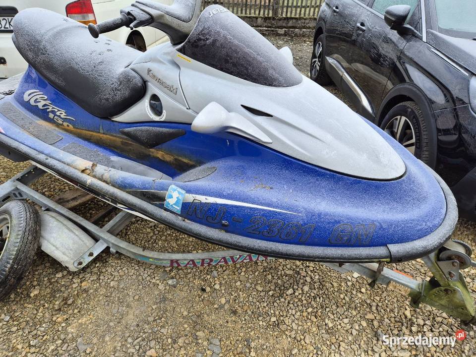Kawasaki Ultra 150 Kadłub z przyczepą skuter 300km Kęty