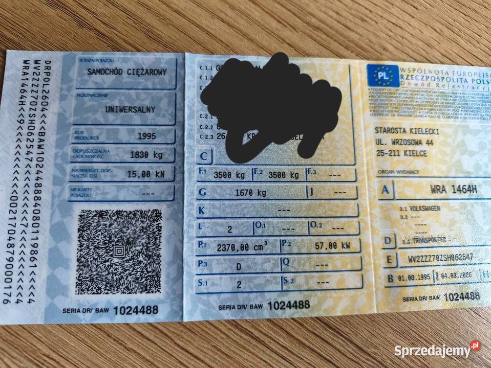 Volkswagen transporter t4 duża ładowność 1830 278654km Kielce