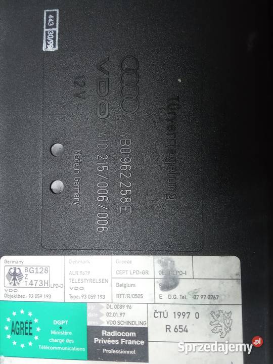 Audi A6 C5 moduły komfortu 3 sztuki Nowe Miasto Lubawskie