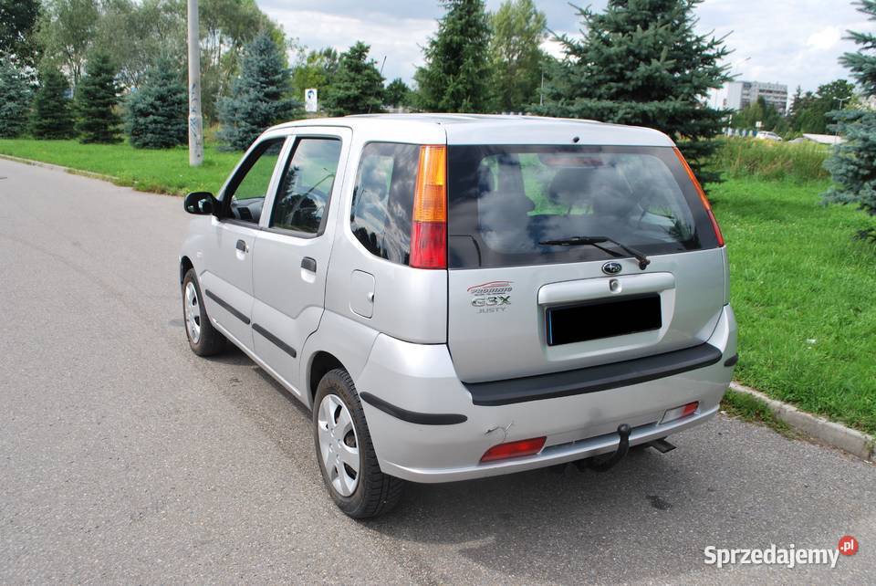 Subaru G3X Justy 13 Benzyna 94 4x4 klima Hak wspomaganie kierownicy