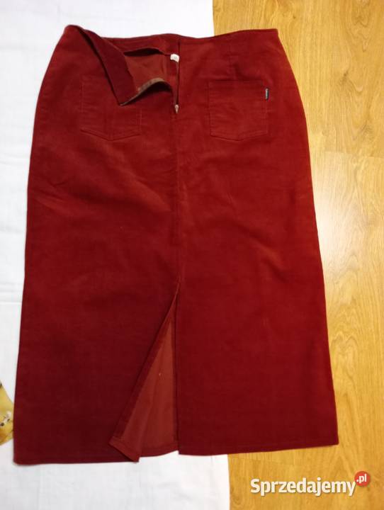 Spódnica bordowa długa Pabianice