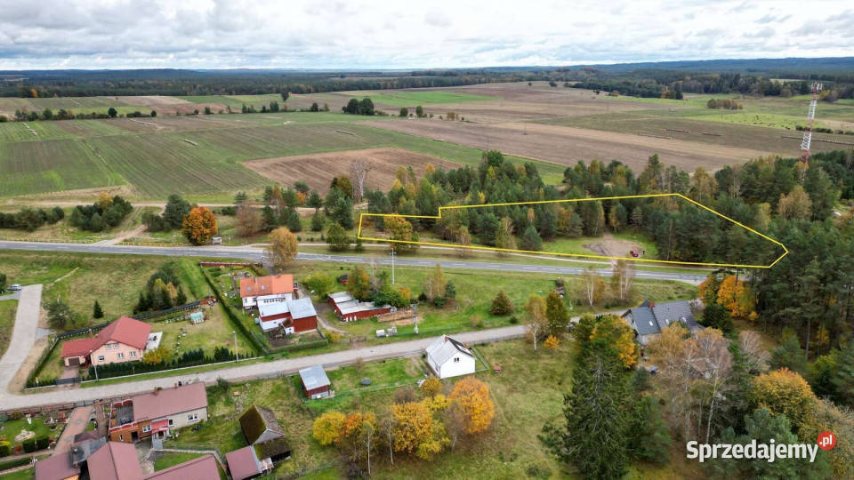 Działka inwestycyjna drodze DK21 pomorskie