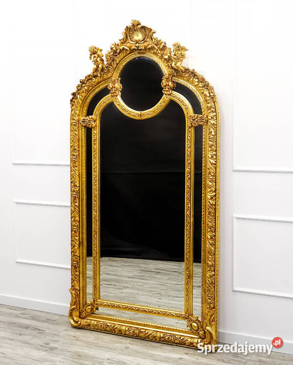 ZŁOTE DUŻE LUSTRO do SALONU GARDEROBY LUSTRO Lustra Kalisz sprzedam