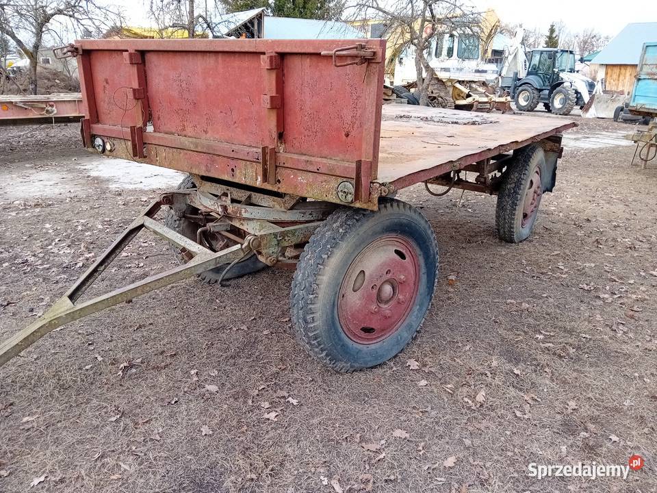 Przyczepa rolnicza sztywna d30 d35 Basznia Dolna
