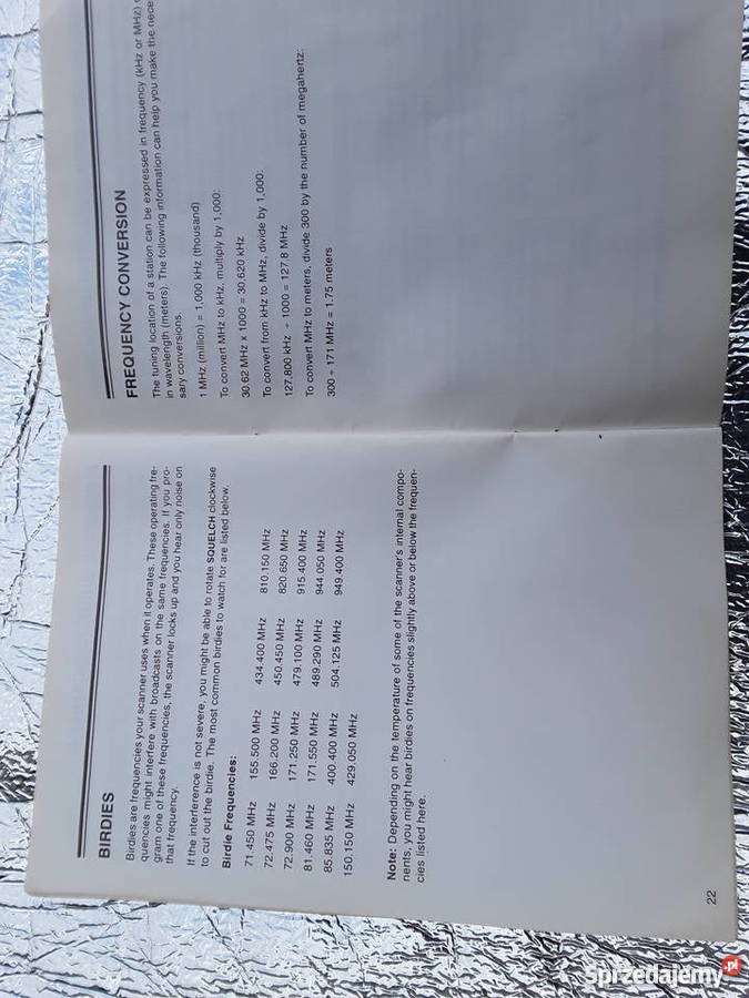 skaner nasłuchowy model PRO2037 dolnośląskie