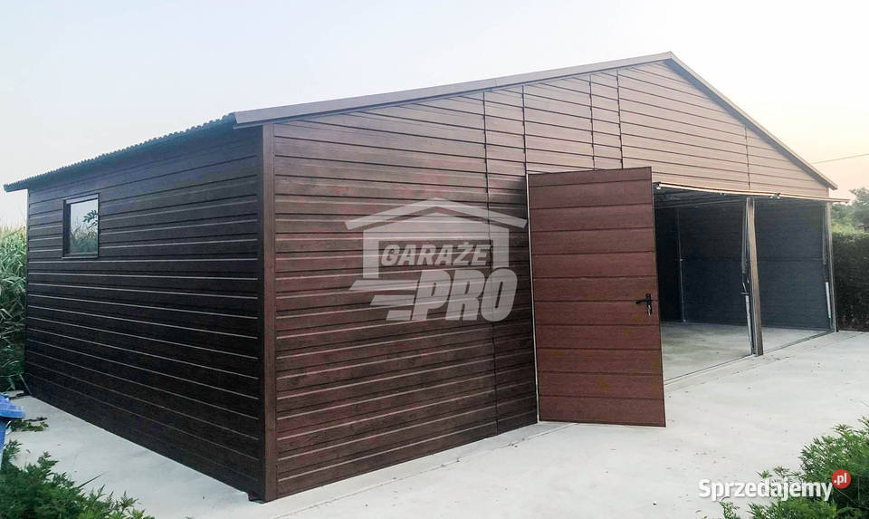 Garaż blaszany 10x5 2x Brama drzwi 2x okno GP144 blacha Jastrzębie-Zdrój sprzedam