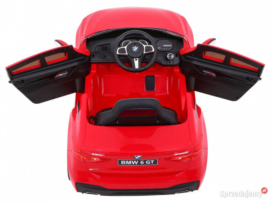 BMW 6GT Czerwone Autko Na Akumulator 2x6V Łopuszno