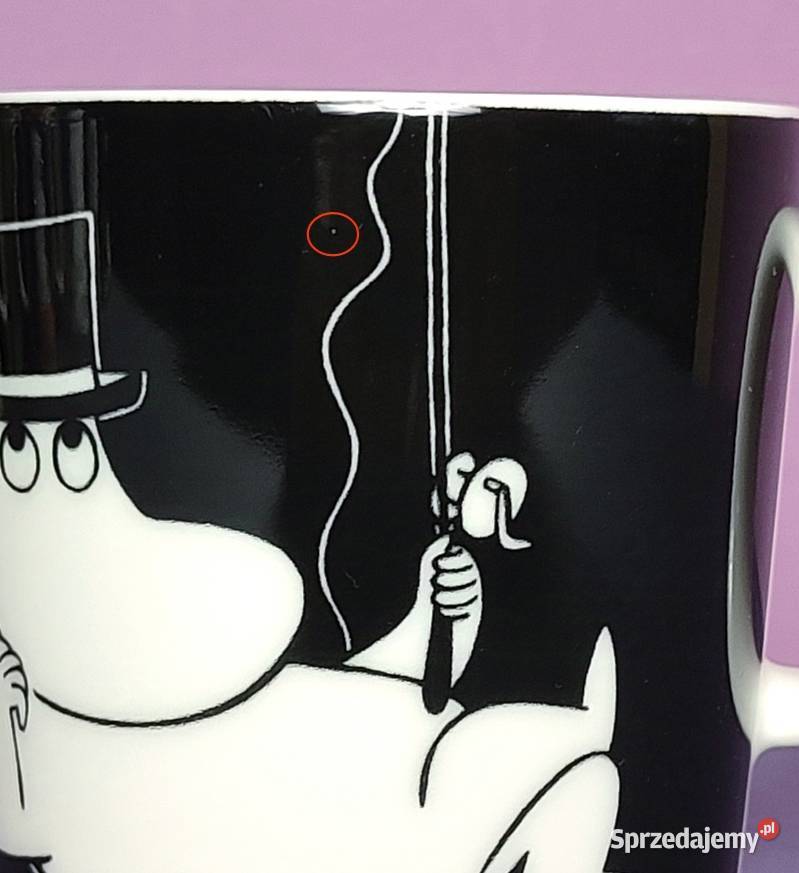 Muminki KUBEK Moomin Arabia Finland sygn KORONA małopolskie Jasień