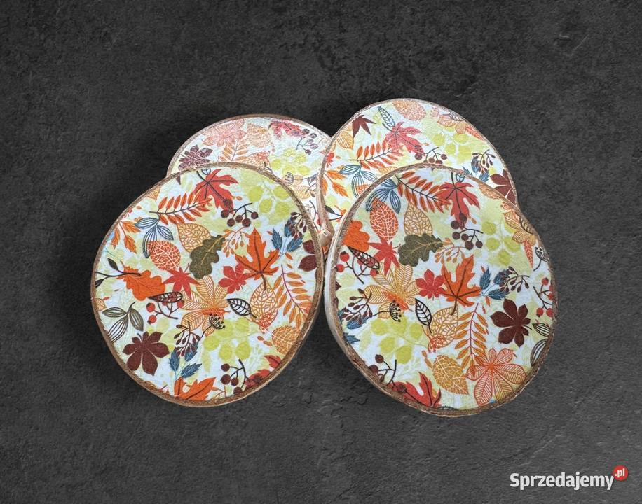 Komplet podkładek pod kubki decoupage Kraków