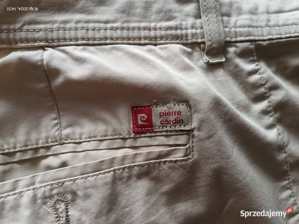 Pierre cardin spodnie letnie wielkopolskie Wronki sprzedam
