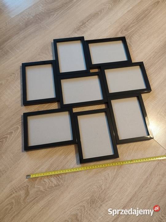 Ramka na zdjęcia Ikea Vaxbo czarna ramka na 8 podkarpackie