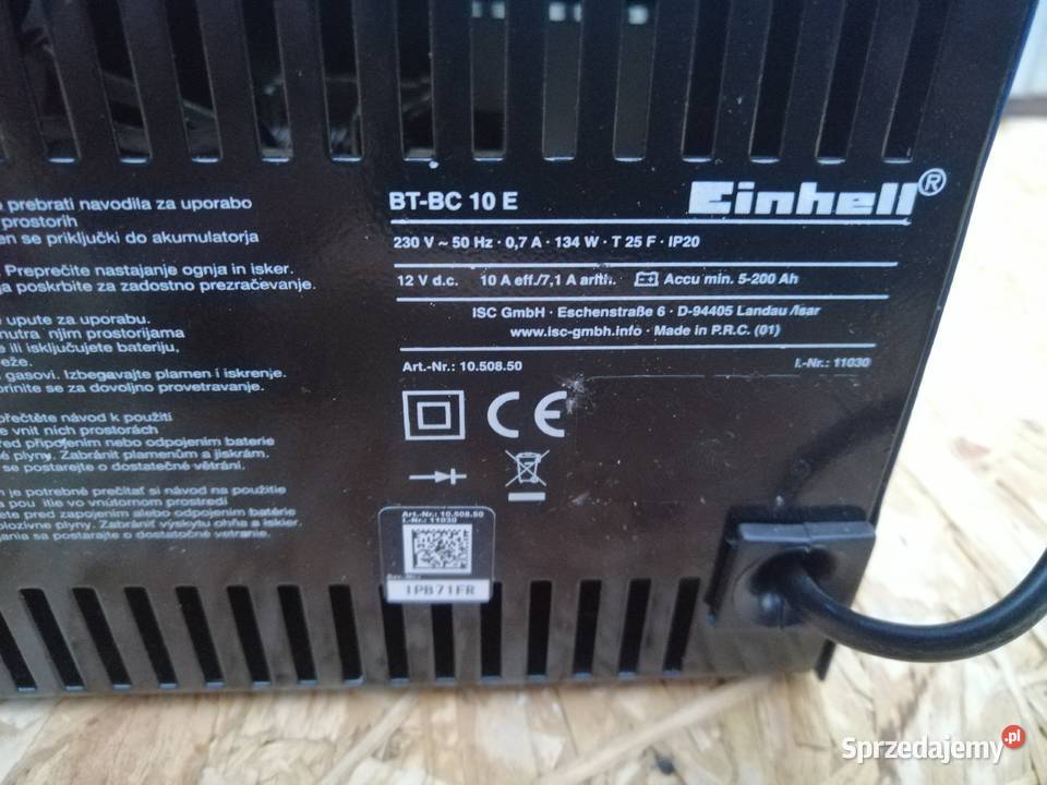 PROSTOWNIK ŁADOWARKA EINHELL BTBC 10 E wielkopolskie