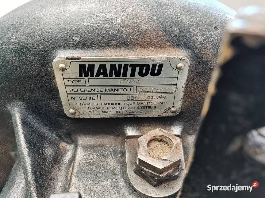 Skrzynia kątowa Manitou MLT 731 15932 Wilkowo