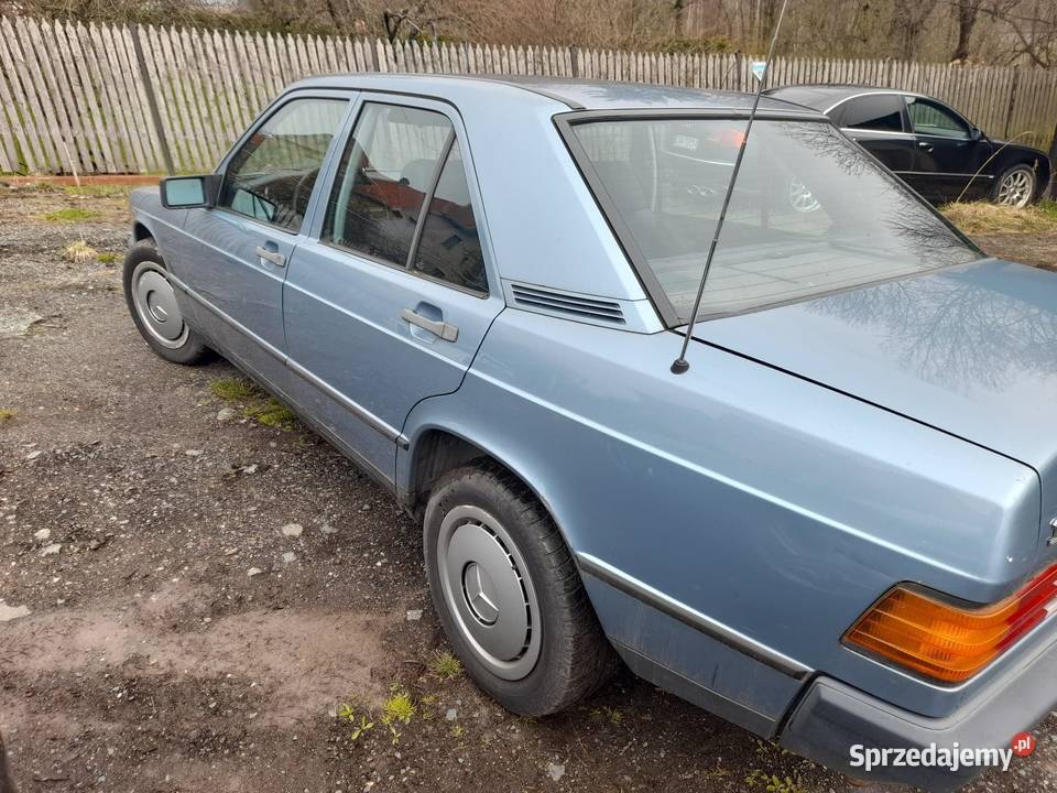 MERCEDES 190E 1987r ORYGINALNY LAKIER AUTOMAT 140KM Samochody osobowe dolnośląskie Wałbrzych