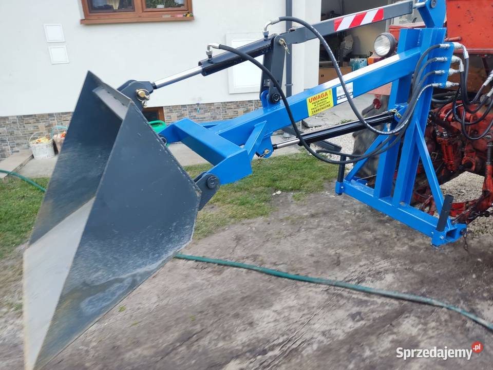Ładowacz hydrauliczny na tył widły lyżka solidny kujawsko-pomorskie Toruń