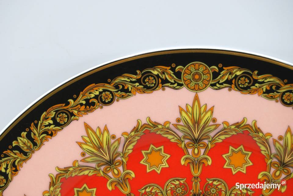 Porcelana Rosenthal Versace talerz świąteczny