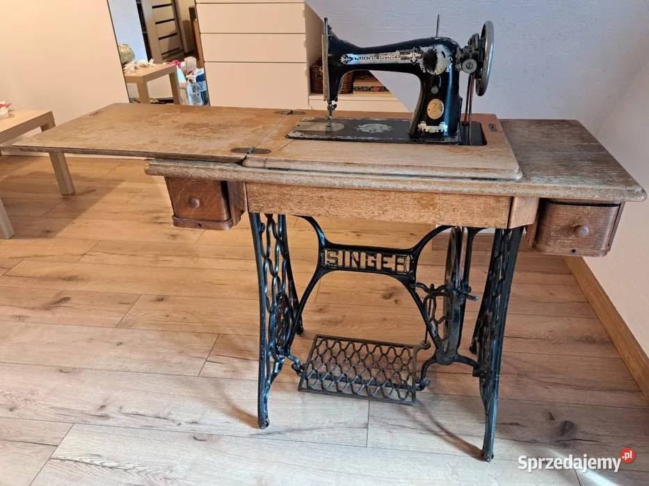 Stara maszyna do szycia SINGER antyk dąb tygrysi Zakopane