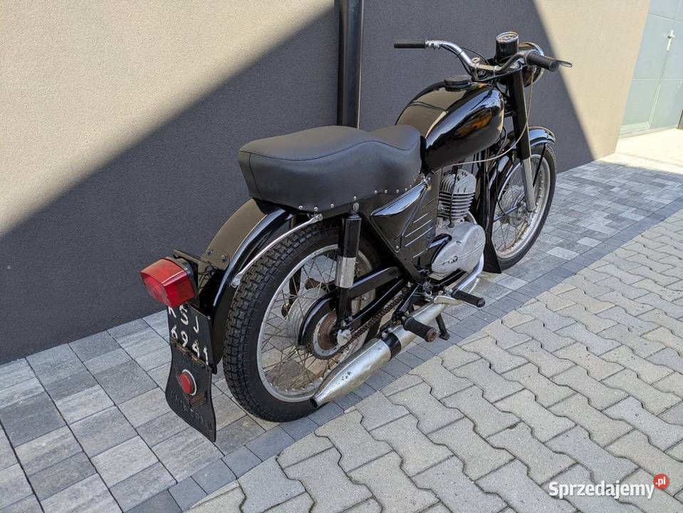WSK 125 1969r DwuramówkaCzarne Tablice manualna Jareniówka