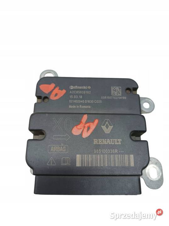 SENSOR AIRBAG 985100336R Dacia Dokker I 2012