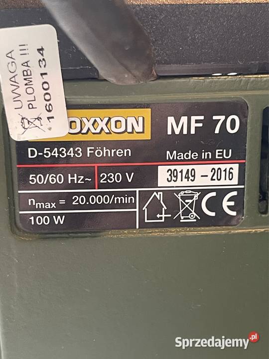 Frezarka Proxxon MF 70 Gliwice