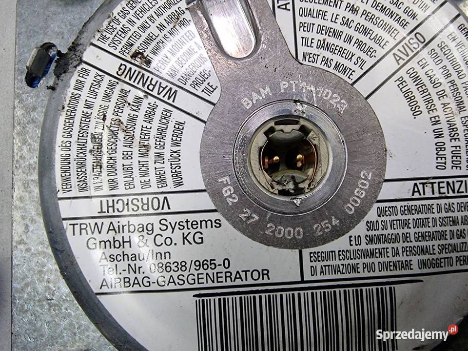 PODUSZKA AIRBAG VOLKSWAGEN GOLF IV 3B0880201AM kujawsko-pomorskie Lipno