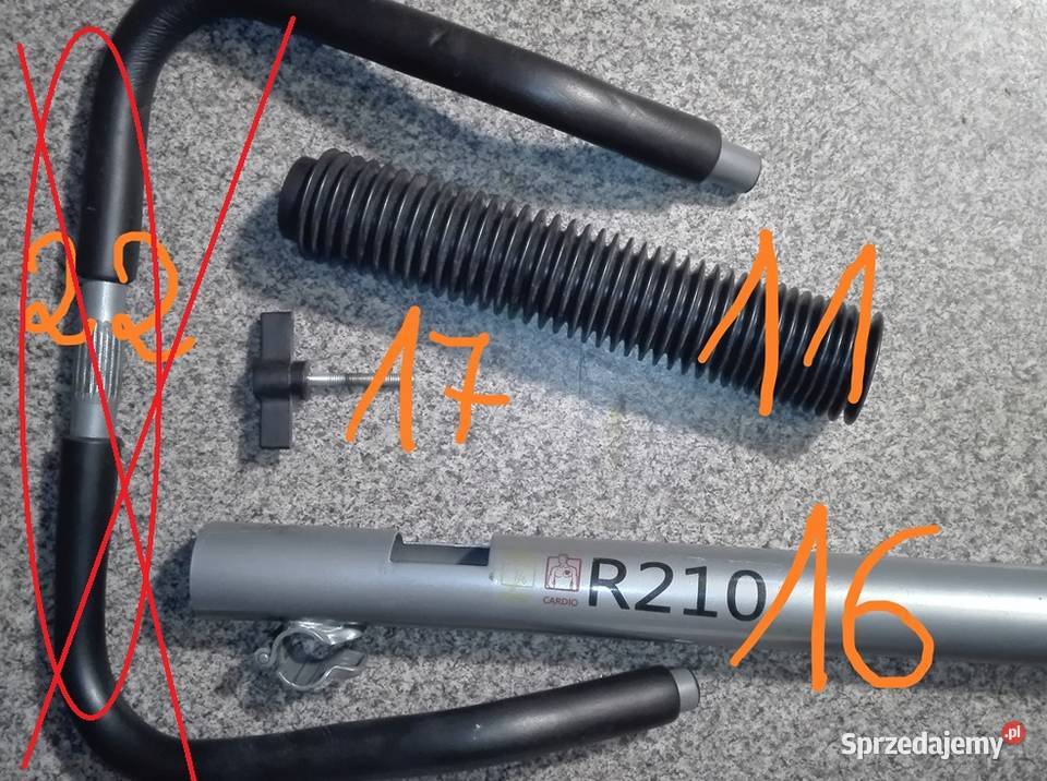 Rowerek stacjonarny R210 NA CZĘŚCIosłony nowe Bielsko-Biała